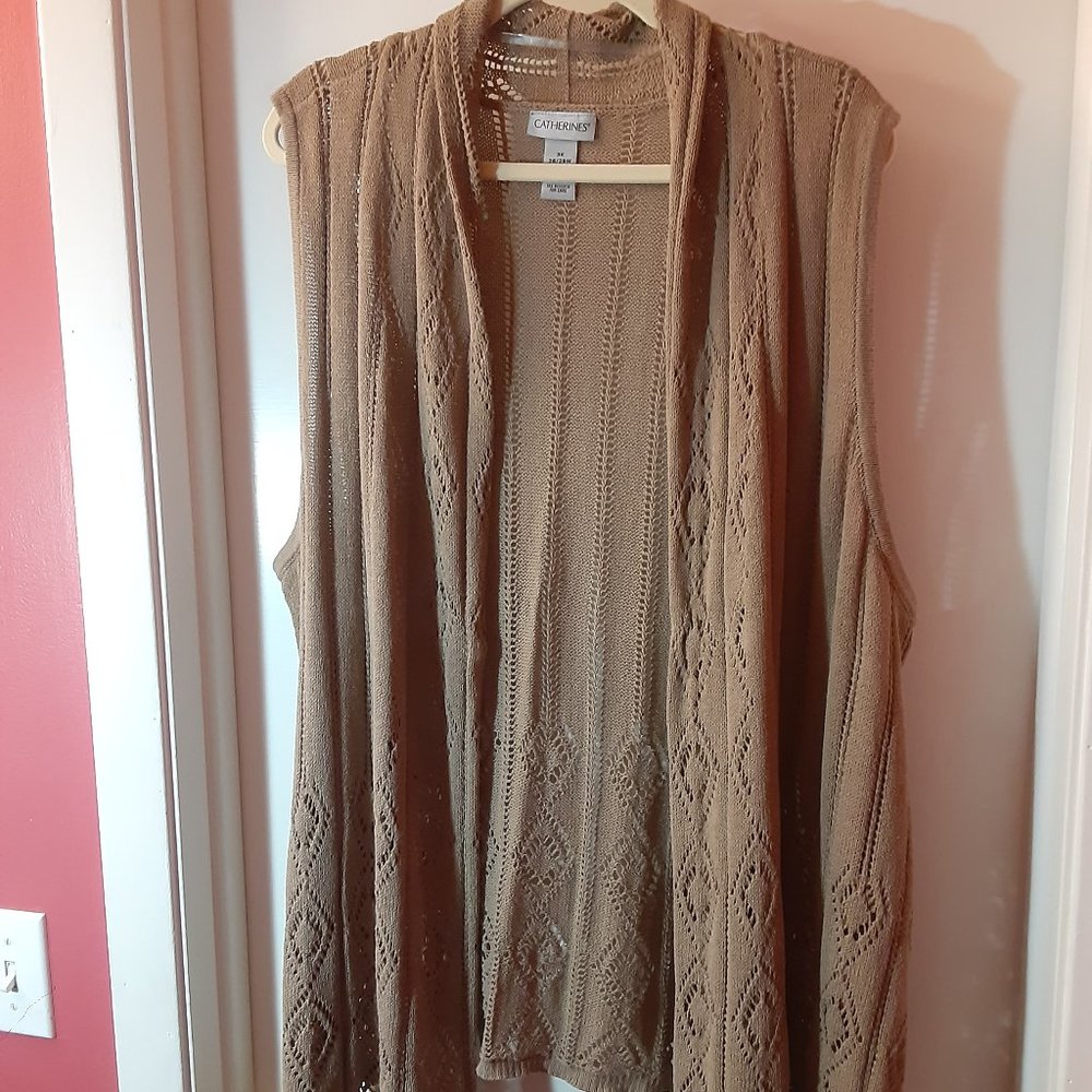 Catherine's tan vest